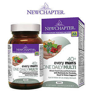 뉴챕터 New Chapter 남성용 <b>에브리맨</b> 원 <b>멀티비타민</b> <b>40</b>플러스 96정