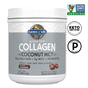 가든오브라이프 Garden of Life 목초 저분자 <b>콜라겐 코코넛 MCT</b> 초콜릿맛 14.81oz 420g