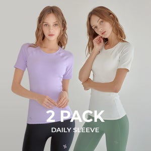 [2PACK] 인패드 슬림핏 숏슬리브