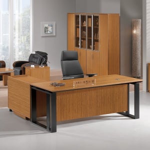 하이퍼스 TLD-002 피에라Ⅲ 티크 책상 사무실 중역용 사장님 고급