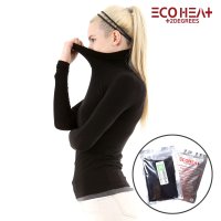 ECOHEAT에코히트 여성용 목폴라티 보온 목폴라 체험가