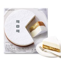 신세계푸드 푸드 밀크앤허니 스노우 티라미수 크림케이크 340g