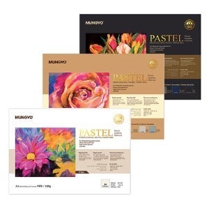 문교 프로페셔널 파스텔 페이퍼 패드 파스텔 전용지 160g 화이트, 소프트 혼합, 다크 혼합 A4 30매, A3 20매 [옵션선택]