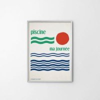 아트포스터 PISCINE 거실 전시용 일러스트 사진 그림