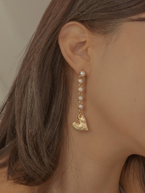 겟미블링 하트 드롭 귀걸이
