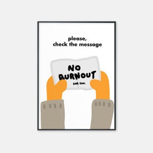 체크 더 메시지 포스터