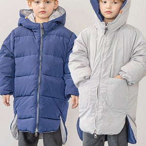 D191142 아벨양면 롱 패딩 점퍼