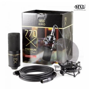 MXL 770x 멀티패턴 콘덴서 마이크 보컬패키지(쇼크마운트포함 / 홈레코딩)