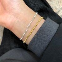 타이니 플레이크 밴드 팔찌 tiny flake band bracelet