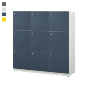 디셀 9인 사물함 락커룸 캐비넷 개인 사무실 학교