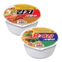 [무료배송] 농심 육개장사발면 김치사발면 12개 24개 - 한국인의 맛  농심 육개장사발면