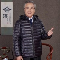 아빠 아저씨 패딩 얇은 후드 중노년 남 중년 남성 노년 할아버지 겨울 점퍼