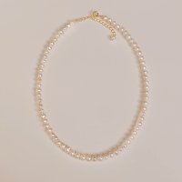 순은 고퀄 천연 담수진주 은목걸이 pearl necklace