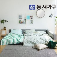 동서가구 네오 알리타 밸런스형 저상형 QQ 패밀리침대프레임 NES334  그레이Q+Q