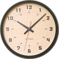 KATOMOKU muku round wall clock 8 전파 시계 초침 km- 81BRC