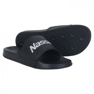 낫소 NS 로고 슬리퍼 블랙