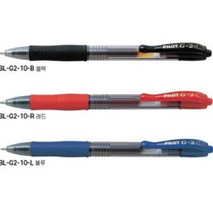 2000 파이롯트 G-2 노크식 볼펜 1.0mm 낱개 - BL-G2-10 - 색상선택