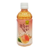 웰그린 복숭아녹차 340ml