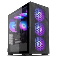 darkFlash DLX21 RGB MESH 강화유리 (블랙) 미들타워케이스