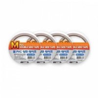 M tape 양면테이프 PVC x 10M 4롤