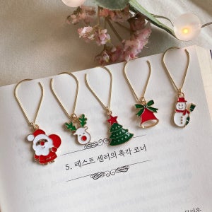 당일배송❤️[4+1]❤️크리스마스 책갈피, 플림 책갈피 (FLRIM)