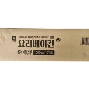 요리베이컨 1KG/사조오양  BOX (10)
