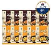 사조대림 가쓰오우동 229 4g x5개 튀김맛우동 212g x5개