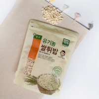 맘스스낵 유기농 쌀튀밥 80g 아이과자 떡뻥 아이간식 아기촉감놀이