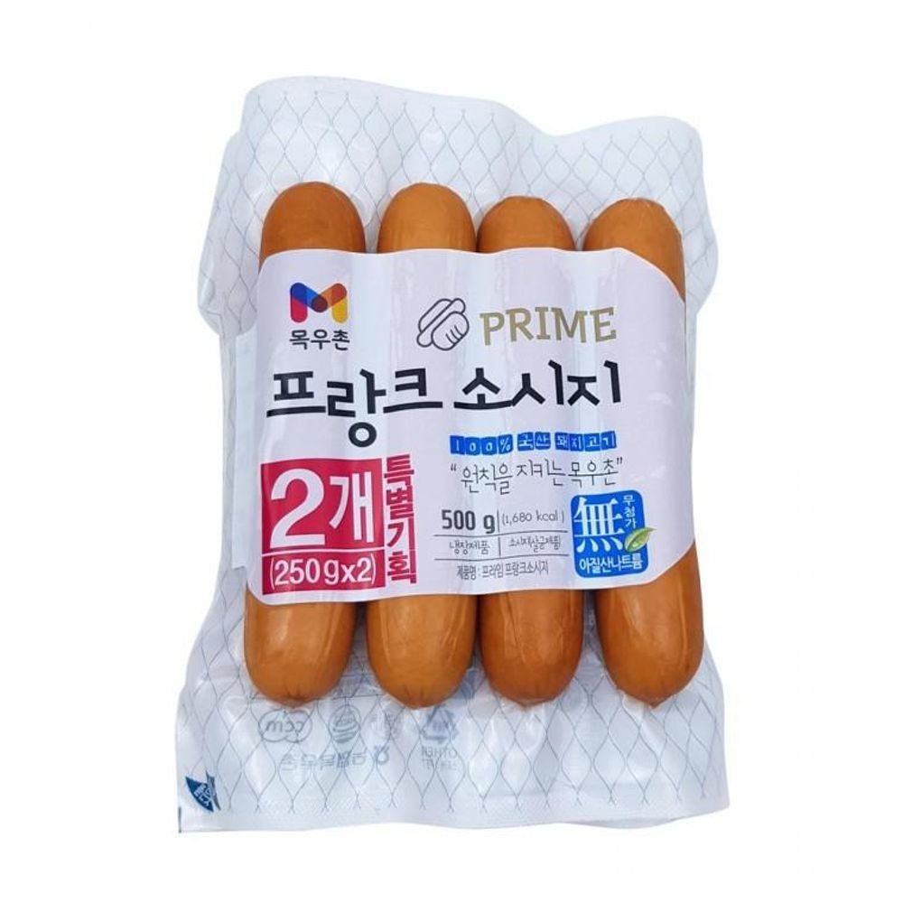 목우촌 프라임 프랑크 소시지 제품 이미지