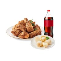 굽네치킨 고추바사삭 + 찹쌀 치즈볼 + 콜라1.25L