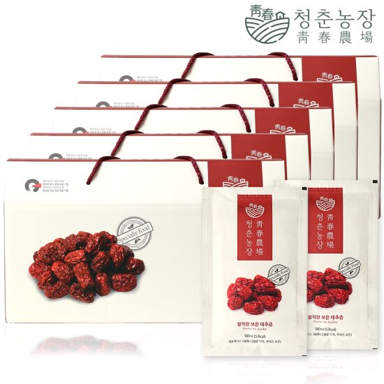 <b>청춘농장</b> 보은 대추즙 5박스 총 150포