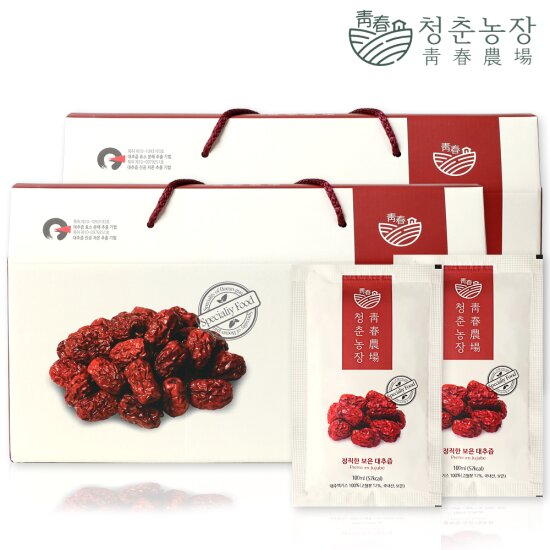<b>청춘농장</b> 보은 대추즙 2박스 총 60포