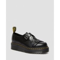 SIDNEY MONK STRAP CREEPER PLATFORM SHOES [닥터마틴] BLACK SMOOTH LEATHER (26207001)