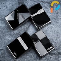 ZIPPO 지포 라이터 희귀 z134 05-검은티타늄도시선물상자세트