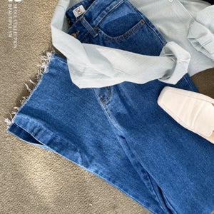 [174X제곱x2]로렌*트임부츠컷데님팬츠