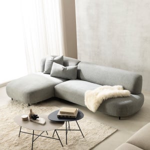 [아울렛] 프로쉬 4인 패브릭 소파 카우치형