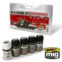 MODERN RUSSIAN VEHICLES WEATHERING SET 현용 러시아군 차량 웨더링 도료 세트 CG7147