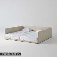 한샘 스테디2 슬림패밀리침대 SS+SS 데이베드양쪽가드 매트별도