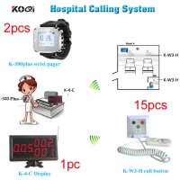 간호사 통화 시스템 건강 센터 패널 시계 2 개 코드에서 25 버튼 통화 버튼 긴급 전화