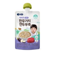 베베쿡 한우 가지 연두부죽 100g