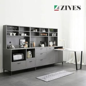 지베스 블랑 2600 수납식탁 주방수납 상부장세트