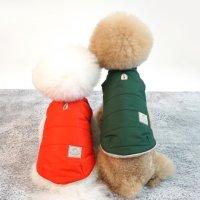 강아지겨울옷 웜 패딩 심플디자인 유아러피치
