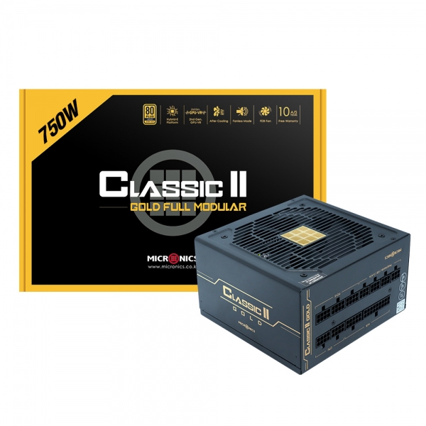 마이크로닉스 Classic II 750W 80PLUS GOLD 230V EU 풀모듈러