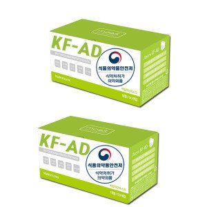 제이팀 국산 KF-AD 삼중비말차단마스크 1+1 100매일회용마스크