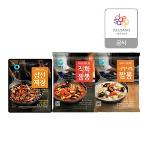 청정원 짬뽕분말 4개 골라담기(직화/나가사키)+삼선짜장분말80g 2개