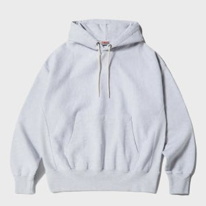 [아웃스탠딩] REVERSE HEAVY HOOD SWEAT_1%MELANGE GRAY OS25FWHD011M