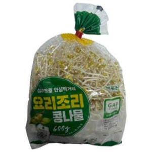 요리조리콩나물(곱슬이) 600G/행복농원
