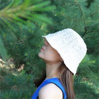 매드팩토리 chiffon lace hat -