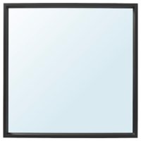 이케아 NISSEDAL 니세달 거울, 블랙, 65x65 cm 503.203.15