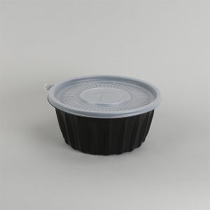 박스 TY 국밥용기 195파이 검정 대 300개세트